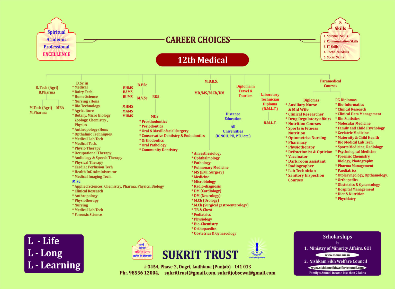 Career Chart - Sukrit Trust